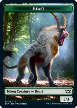 Beast Token [Double Masters Tokens]