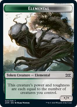 Elemental Token [Double Masters Tokens]