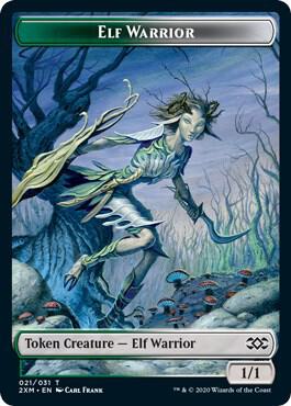 Elf Warrior Token [Double Masters Tokens]