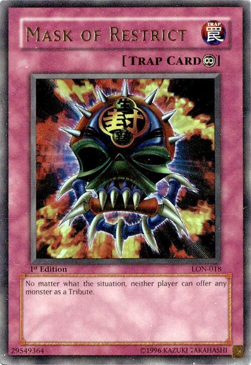 Mask of Restrict [LON-018] Ultra Rare