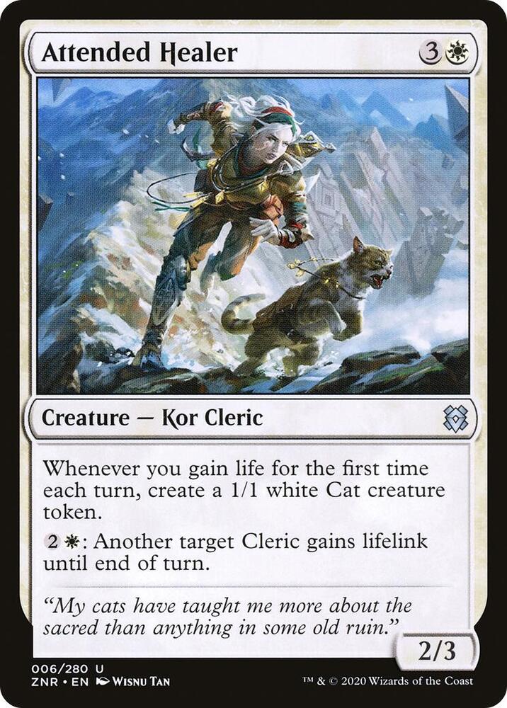 Attended Healer [Zendikar Rising]