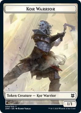 Kor Warrior Token [Zendikar Rising Tokens]