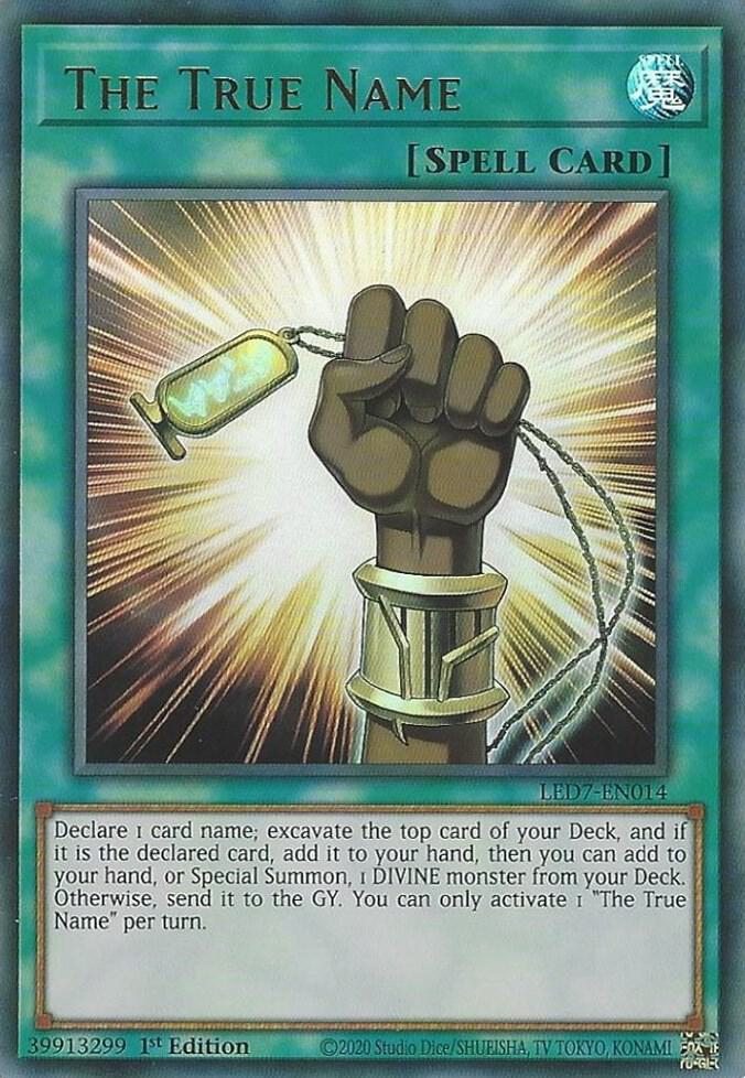 The True Name [LED7-EN014] Ultra Rare