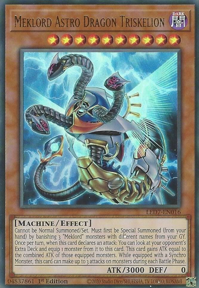 Meklord Astro Dragon Triskelion [LED7-EN016] Ultra Rare
