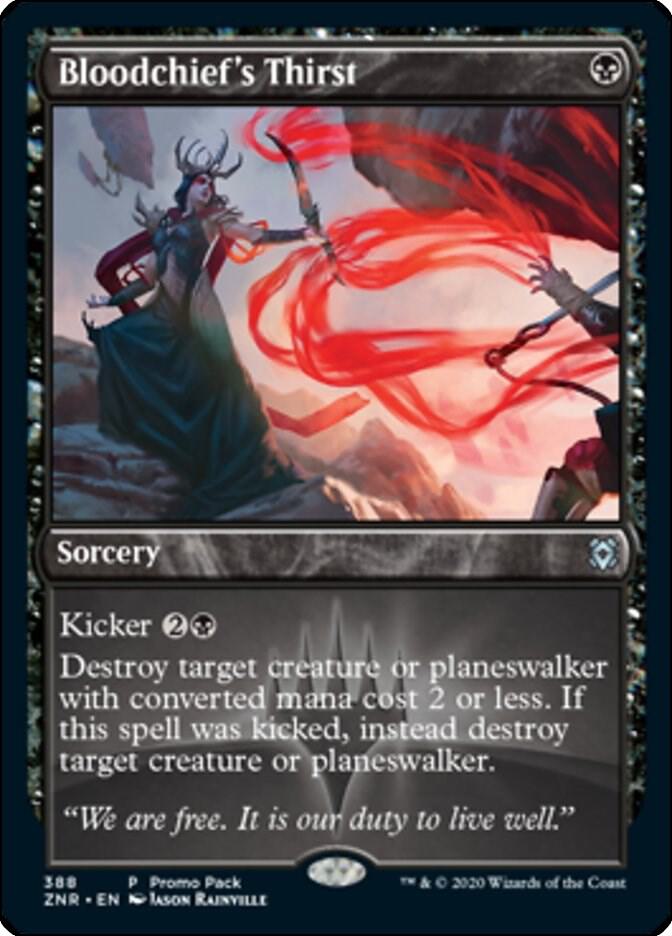 Bloodchief's Thirst (Promo Pack) [Zendikar Rising Promos]