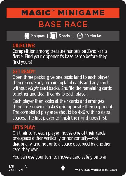 Base Race (Magic Minigame) [Zendikar Rising Minigame]