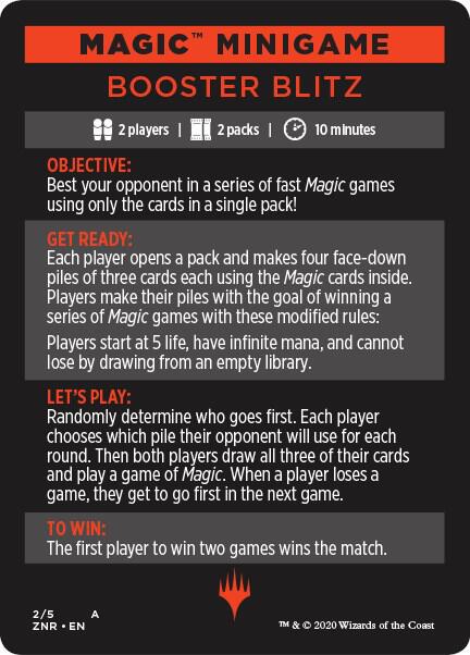 Booster Blitz (Magic Minigame) [Zendikar Rising Minigame]