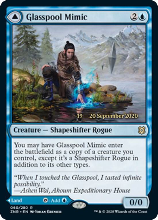 Glasspool Mimic // Glasspool Shore [Zendikar Rising Prerelease Promos]