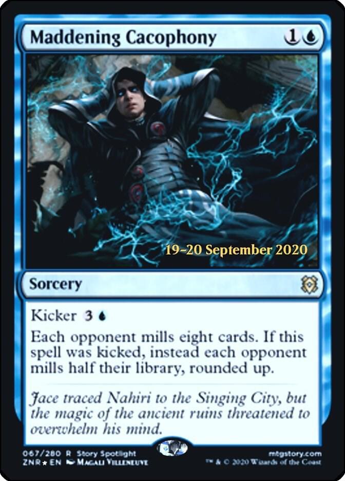 Maddening Cacophony [Zendikar Rising Prerelease Promos]