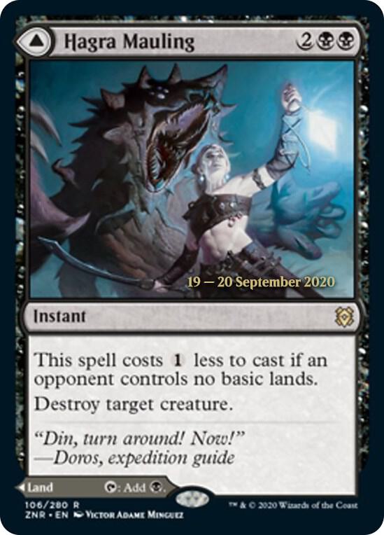 Hagra Mauling // Hagra Broodpit [Zendikar Rising Prerelease Promos]