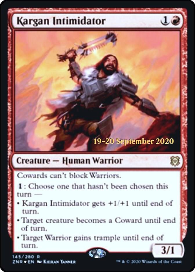 Kargan Intimidator [Zendikar Rising Prerelease Promos]