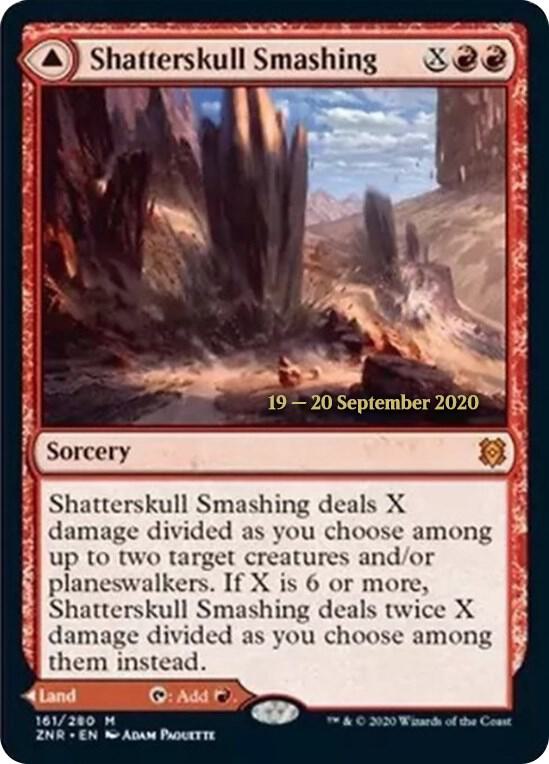 Shatterskull Smashing // Shatterskull, the Hammer Pass [Zendikar Rising Prerelease Promos]
