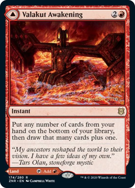 Valakut Awakening // Valakut Stoneforge [Zendikar Rising Prerelease Promos]