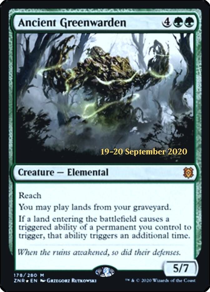 Ancient Greenwarden [Zendikar Rising Prerelease Promos]