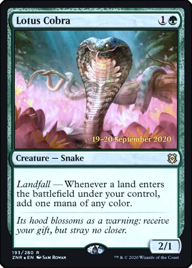 Lotus Cobra [Zendikar Rising Prerelease Promos]