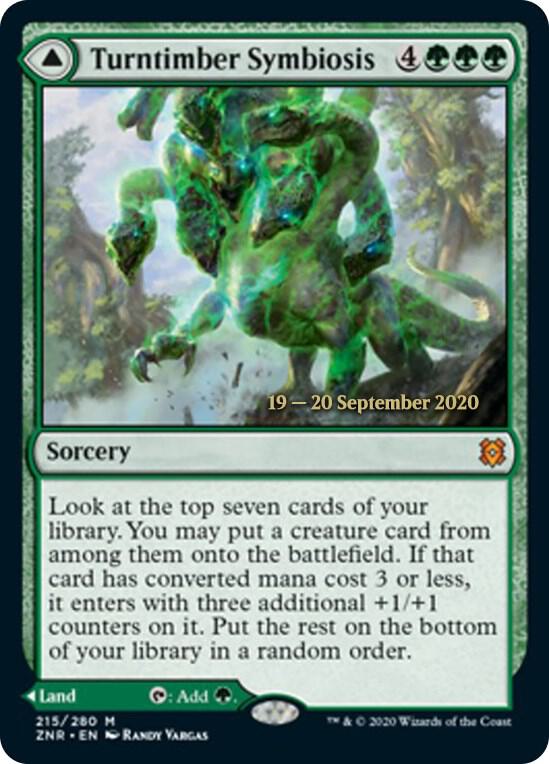 Turntimber Symbiosis // Turntimber, Serpentine Wood [Zendikar Rising Prerelease Promos]