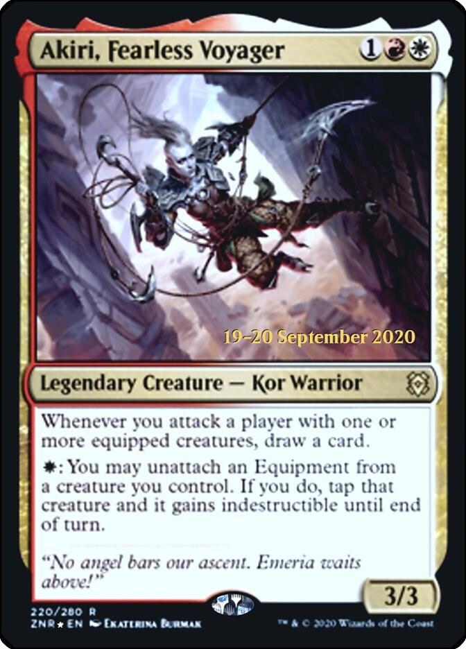 Akiri, Fearless Voyager [Zendikar Rising Prerelease Promos]