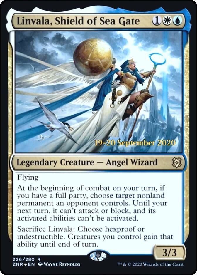 Linvala, Shield of Sea Gate [Zendikar Rising Prerelease Promos]