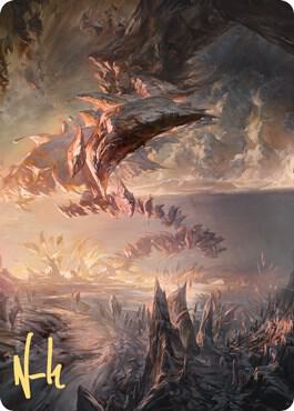 Needleverge Pathway Art Card (Gold-Stamped Signature) [Zendikar Rising Art Series]