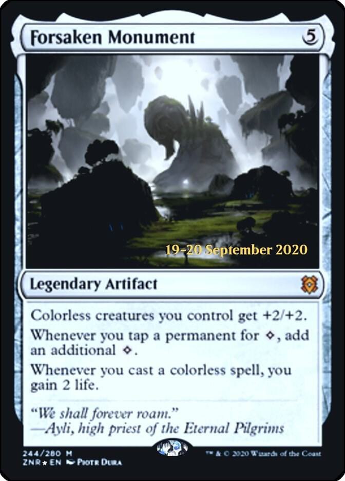 Forsaken Monument [Zendikar Rising Prerelease Promos]
