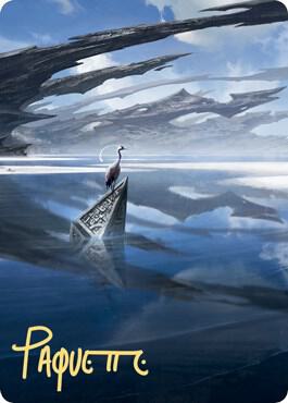 Seachrome Coast Art Card (Gold-Stamped Signature) [Zendikar Rising Art Series]