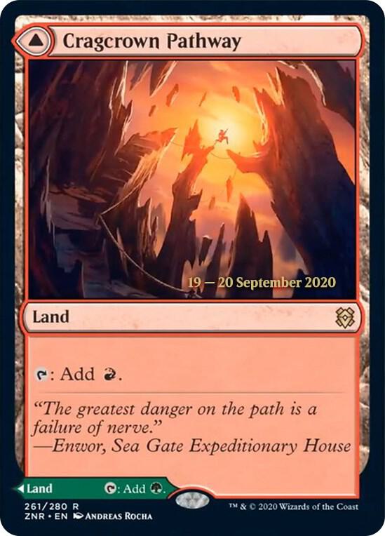 Cragcrown Pathway // Timbercrown Pathway [Zendikar Rising Prerelease Promos]