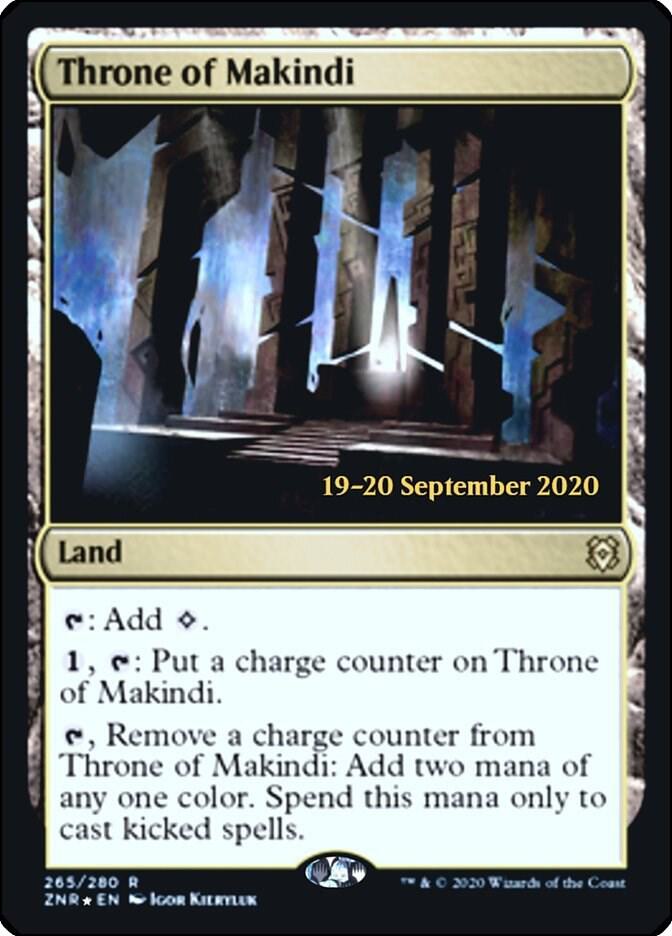 Throne of Makindi [Zendikar Rising Prerelease Promos]