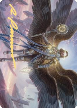 Angel of Destiny Art Card (Gold-Stamped Signature) [Zendikar Rising Art Series]