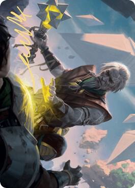 Expedition Healer Art Card (Gold-Stamped Signature) [Zendikar Rising Art Series]