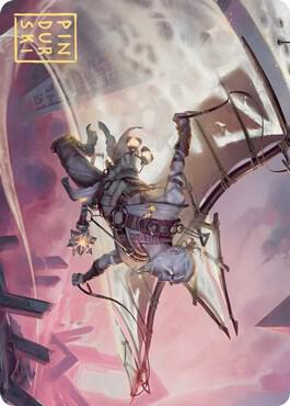 Kitesail Cleric Art Card (Gold-Stamped Signature) [Zendikar Rising Art Series]