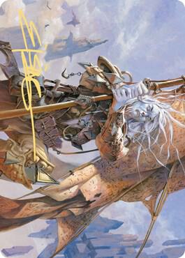Sea Gate Banneret Art Card (Gold-Stamped Signature) [Zendikar Rising Art Series]
