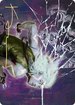 Anticognition Art Card (Gold-Stamped Signature) [Zendikar Rising Art Series]