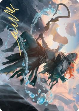 Expedition Diviner Art Card (Gold-Stamped Signature) [Zendikar Rising Art Series]