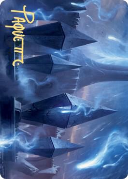 Sea Gate Restoration Art Card (Gold-Stamped Signature) [Zendikar Rising Art Series]