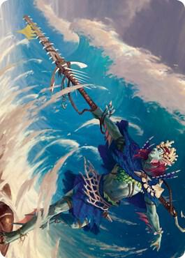 Tazeem Roilmage Art Card (Gold-Stamped Signature) [Zendikar Rising Art Series]