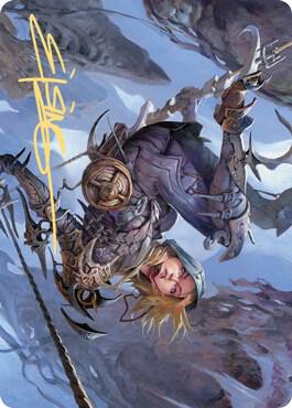Blackbloom Rogue Art Card (Gold-Stamped Signature) [Zendikar Rising Art Series]