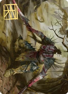 Highborn Vampire Art Card (Gold-Stamped Signature) [Zendikar Rising Art Series]