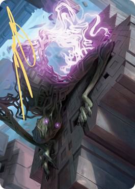 Skyclave Shade Art Card (Gold-Stamped Signature) [Zendikar Rising Art Series]