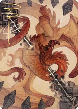 Soul Shatter Art Card (Gold-Stamped Signature) [Zendikar Rising Art Series]