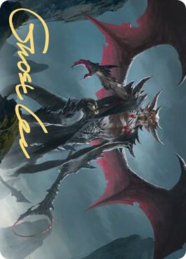 Taborax, Hope's Demise Art Card (Gold-Stamped Signature) [Zendikar Rising Art Series]