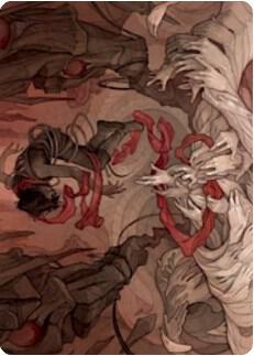 Thwart the Grave Art Card [Zendikar Rising Art Series]
