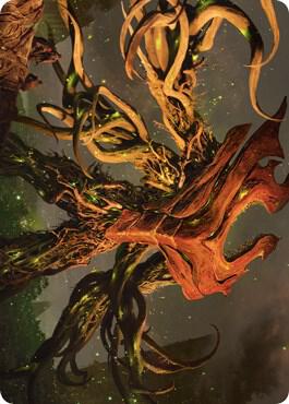 Ashaya, Soul of the Wild Art Card (Gold-Stamped Signature) [Zendikar Rising Art Series]