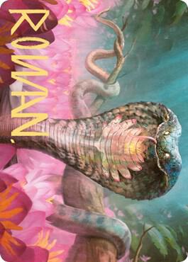 Lotus Cobra Art Card (Gold-Stamped Signature) [Zendikar Rising Art Series]