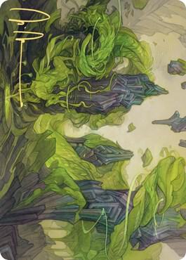Reclaim the Wastes Art Card (Gold-Stamped Signature) [Zendikar Rising Art Series]