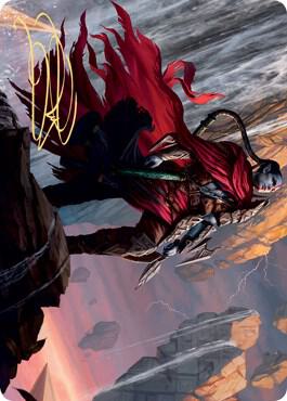 Anowon, the Ruin Thief Art Card (Gold-Stamped Signature) [Zendikar Rising Art Series]
