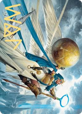 Linvala, Shield of Sea Gate Art Card (Gold-Stamped Signature) [Zendikar Rising Art Series]