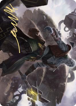 Orah, Skyclave Hierophant Art Card (Gold-Stamped Signature) [Zendikar Rising Art Series]