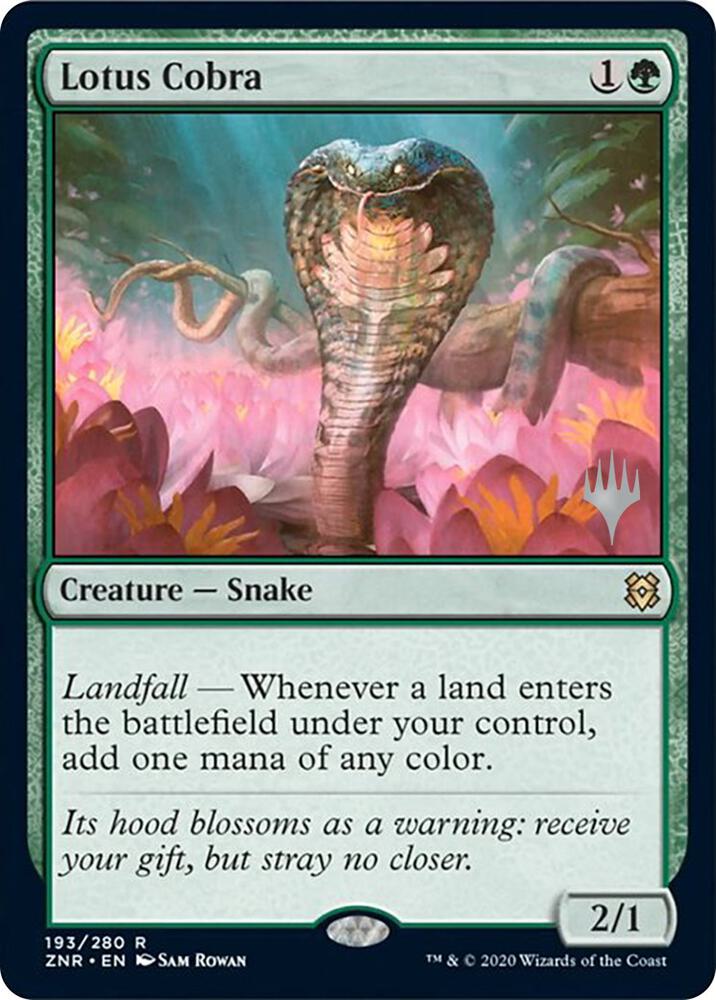 Lotus Cobra (Promo Pack) [Zendikar Rising Promos]
