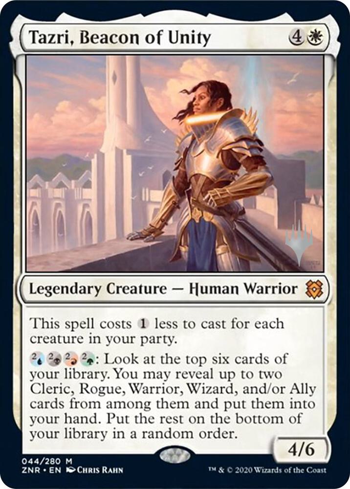 Tazri, Beacon of Unity (Promo Pack) [Zendikar Rising Promos]