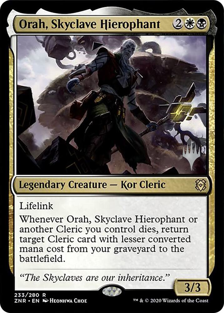 Orah, Skyclave Hierophant (Promo Pack) [Zendikar Rising Promos]